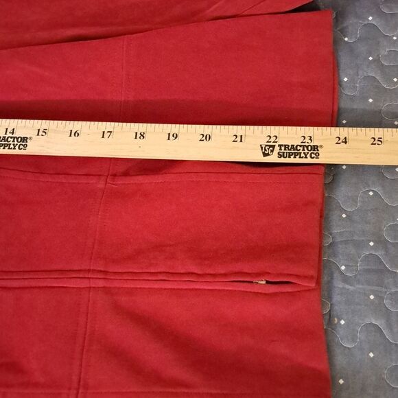 Sag Harbor Red Zip-Up Jacket size 12 - Picture 5 of 5